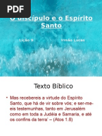 O Discípulo e o Espírito Santo