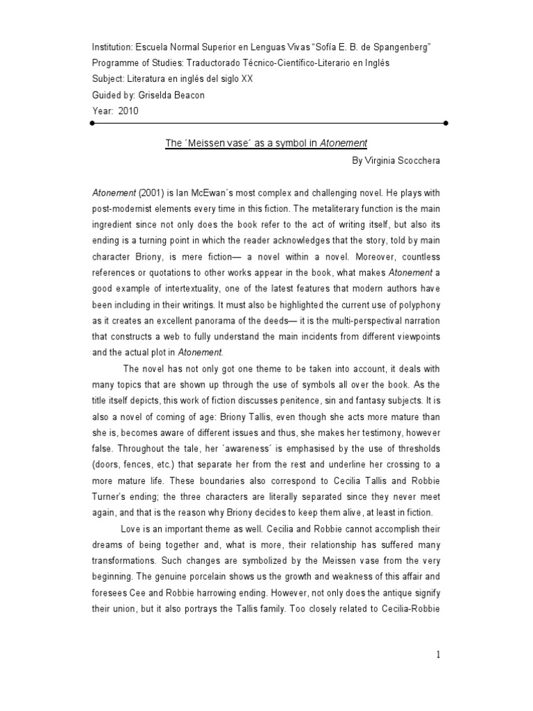 The Vase in Atonement PDF