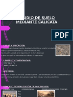 Estudio de Suelo Mediante Calicata