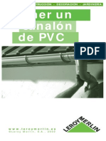 Colocacion de Canaletas de PVC