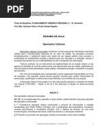 PUR2 RESUMO Operacoes Urbanas