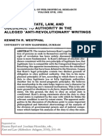 Kant Antirevolutionary StateLawObedience PDF
