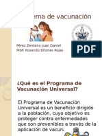 Esquema de Vacunación Mexico