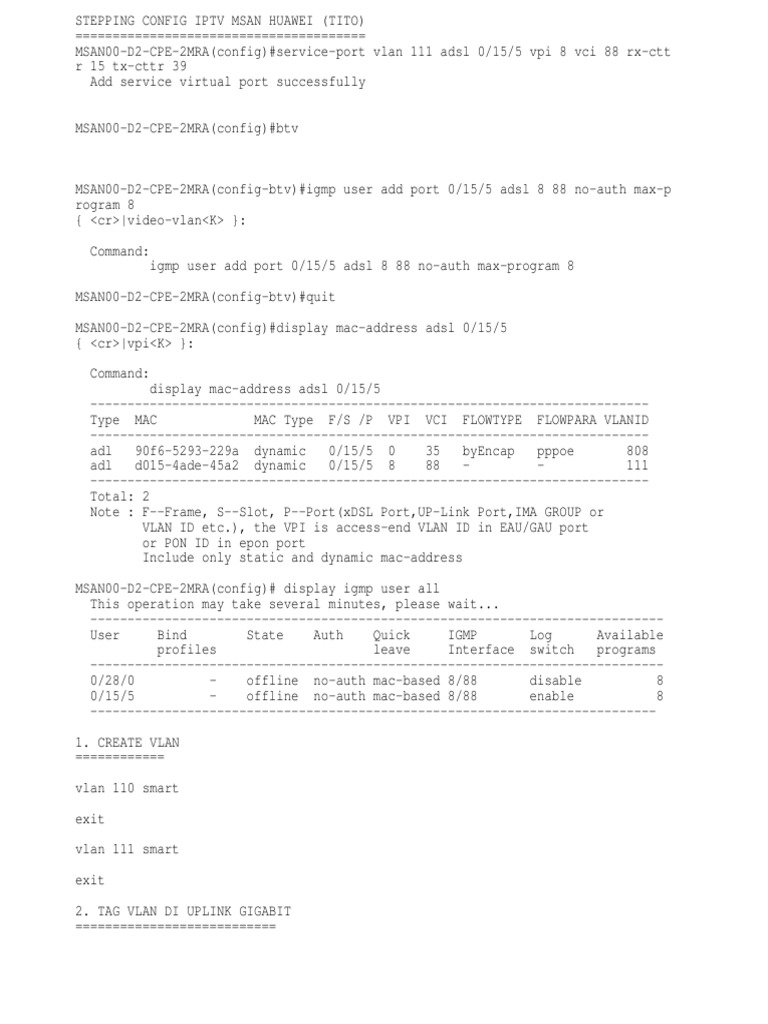 Ip Tv Msan Huawei | Internet Architecture | Telecommunications Standards
