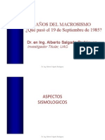 A 22 Años Del Macrosismo Del 85