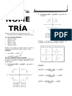 Trigonometría - Reducción Al Primer Cuadrante