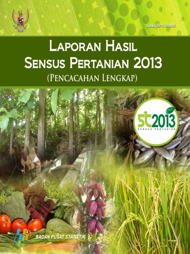 Laporan Sensus Pertanian 2013