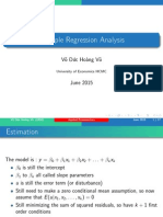 Multiple Regression Analysis: Võ Đ C Hoàng Vũ