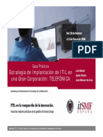 Estrategia de Implantacion de ITIL en Una Gran Corporacion TELEFONICA