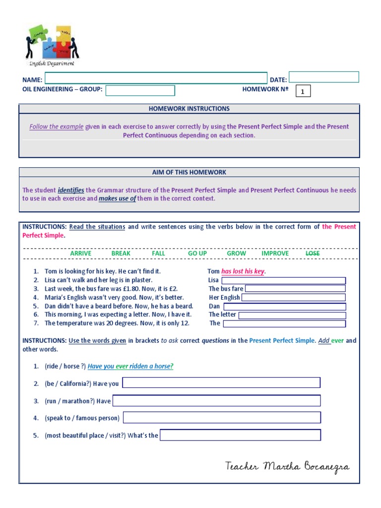 Pre k homework ideas picture