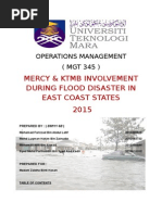 Mercy & KTMB Involvement During Flood Disaster in East Coast States 2015