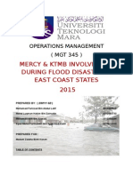 Mercy & KTMB Involvement During Flood Disaster in East Coast States 2015