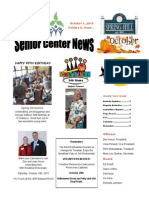 October Senior Center News