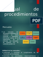 Manuales de Procedimientos