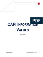 Capi I V: Nformation Alues