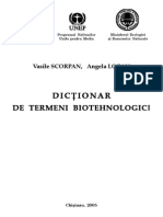 Dictionar de Termeni Biotehnologici