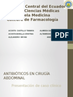 Antibióticos en Cirugía Abdominal