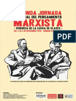 II Jornada Nacional Del Pensamiento Marxista 2015. Convocatoria