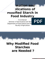 Formation and Applications of Modified Starch in Food Industry