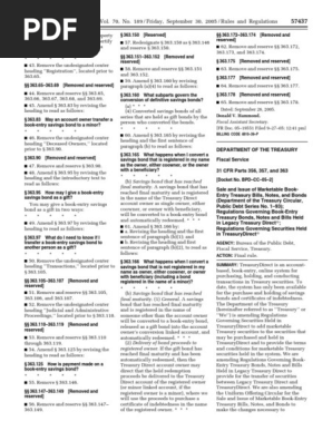 Rule: Bonds and notes and securities, U.S. Treasury: Securities held in TreasuryDirect