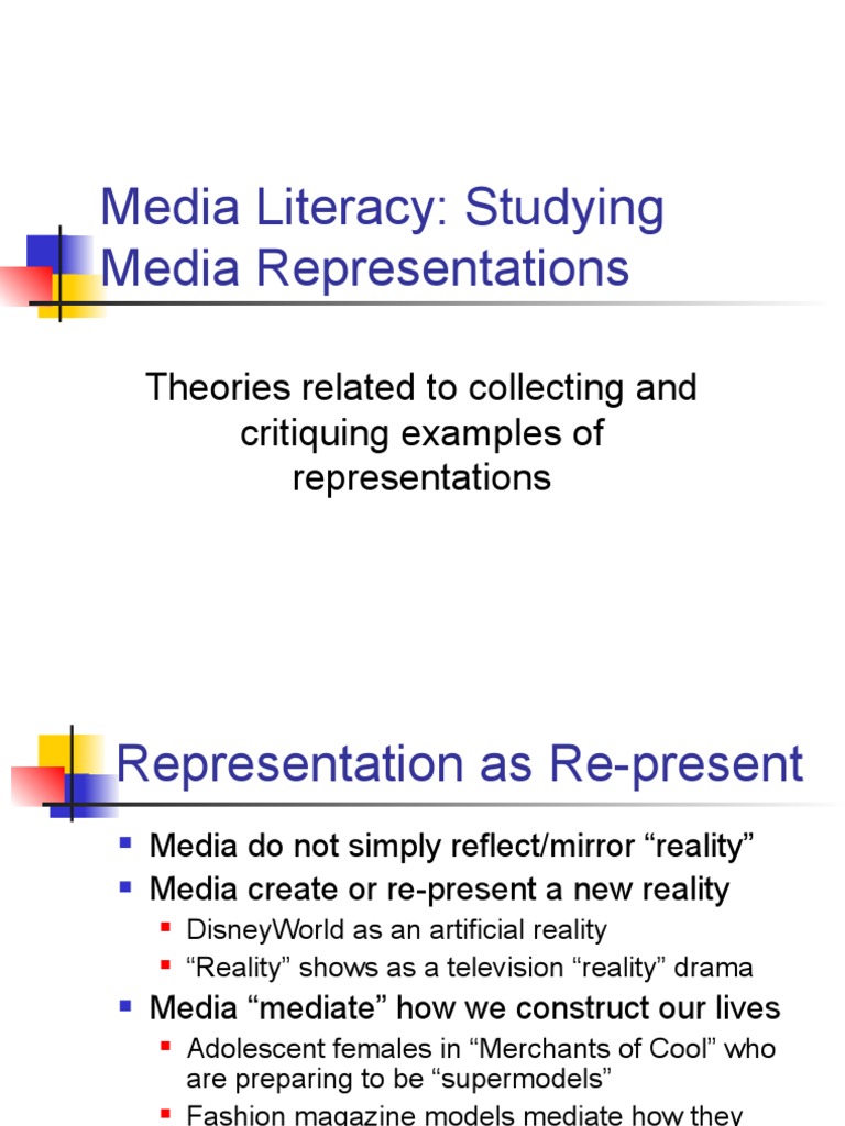 Media Representation Theories and Examples | PDF | Essentialism ...
