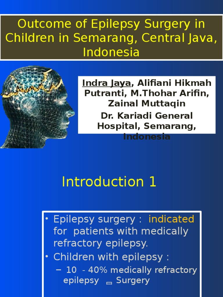 Epilepsy Surgery Outcomes in Children | PDF | Epilepsy | Surgery
