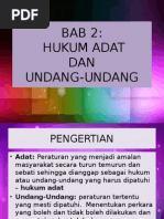 Bab 2 Hukum Adat & Undang-Undang