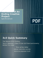 The Sense of An Ending Creative Project