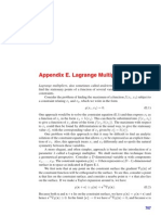Appendix E. Lagrange Multipliers