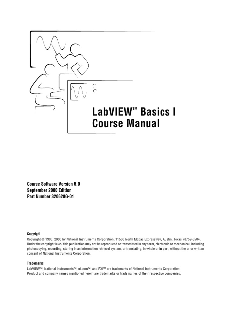 LabVIEW Basics I Course Manual 6[1].0 | Menu (Computing) | Icon (Computing)