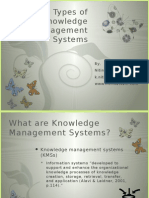 Types of Knowledge Management Systems