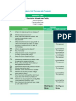 Table-A: CAF (For Asset-Side Products) : Description of Loan/Lease Facility