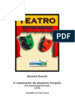 Bertold Brecht - O Casamento Do Pequeno Burguês