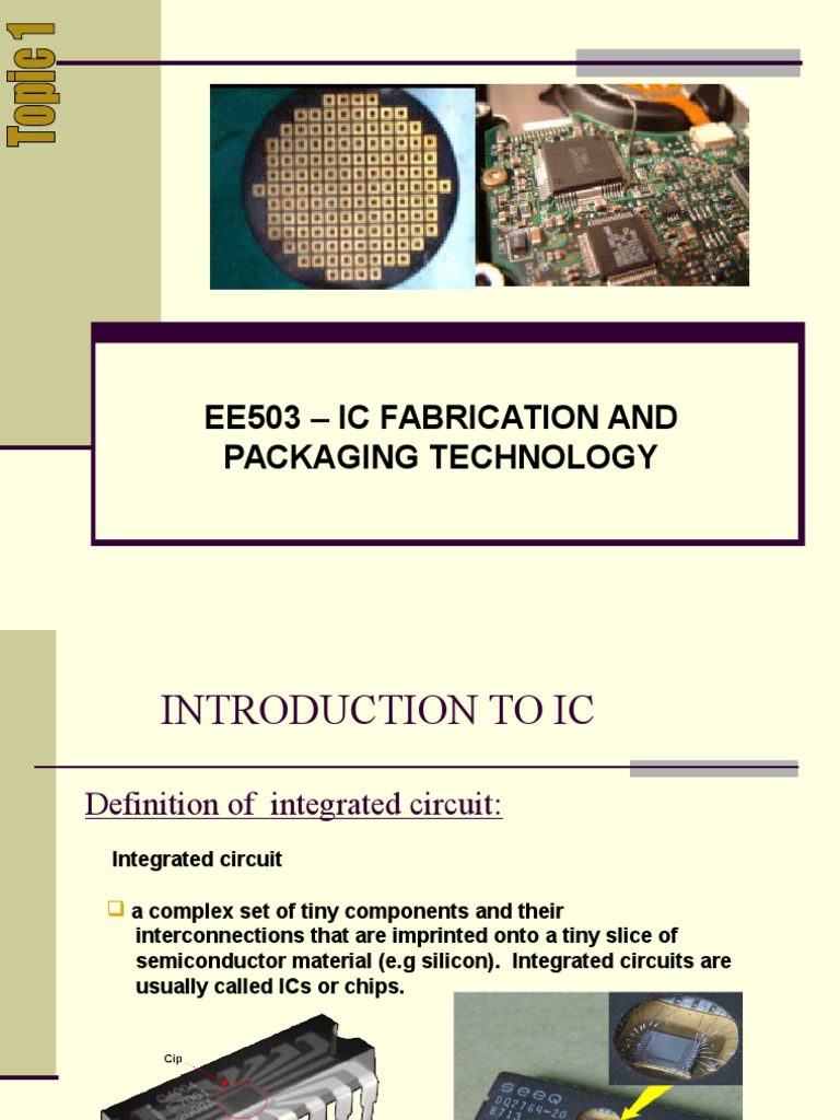 IC Fabrication & Packaging Tech | PDF | Mosfet | Integrated Circuit