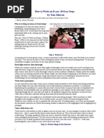 How to Write an Essay