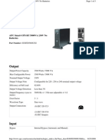 Output: APC Smart-UPS RT 5000VA 230V No Batteries