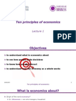 Lecture 1 Ten Principles of Economics