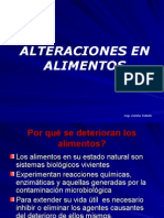 Alteraciones en Alimentos 