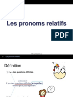 1 Les Pronoms Relatifs Def