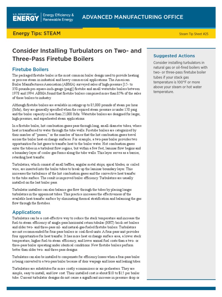 Steam Firetube Boilers | PDF | Boiler | British Thermal Unit