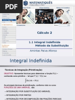 Cálculo Diferencial e Integral 2 Unidade 01.1- Integral Indefinida- Método Da Substituição