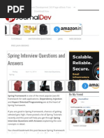 Download Spring Interview Questions and Answers by venkateshmachineni SN283715841 doc pdf