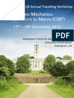 Geo-Mechanics: From Micro To Macro (GM) : 17 - 18 December 2015