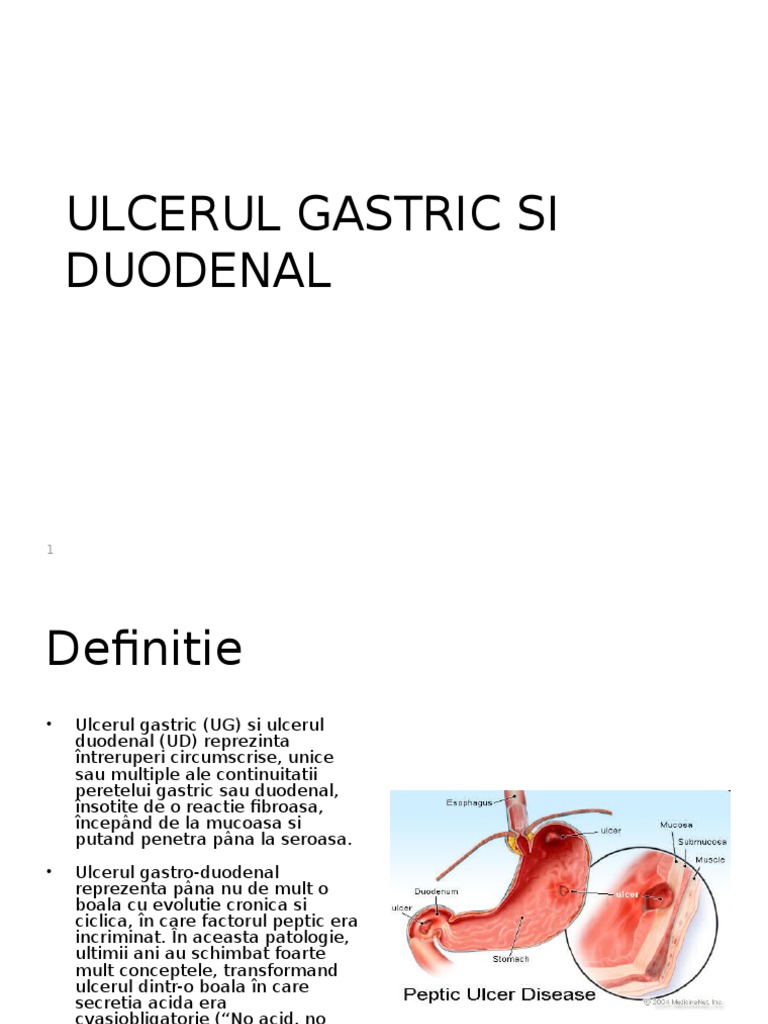 Ulcerul Gastroduodenal | PDF