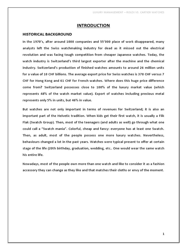 cartier company profile pdf