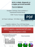 Particularită I de Evolu Ie, Diagnostic I Ț Ț Ș Tratament În Angina Pectorală Instabilă Teză de Diplomă