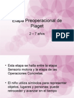 Etapa Preoperacional de Piaget - PPT