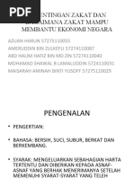 Download Persent Kepentingan Zakat Dan Bagaimana Zakat Mampu Membantu Ekonomi by abu zuhaily SN28373619 doc pdf