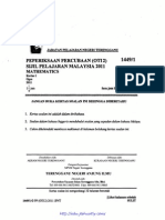 [Done] Terengganu SPM Trial 2011 Maths (w Ans)