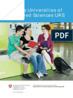 Swiss Universities of Applied Sciences UAS